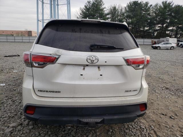 5TDJKRFH2GS251688 - 2016 TOYOTA HIGHLANDER XLE WHITE photo 6