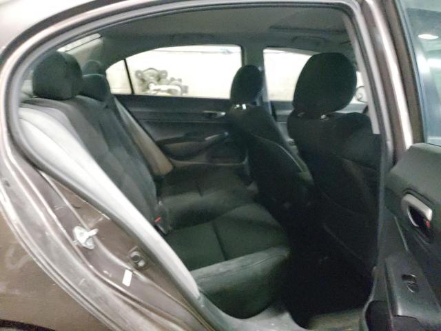 2HGFA16639H007429 - 2009 HONDA CIVIC LX-S Մոխրագույն լուսանկար 10