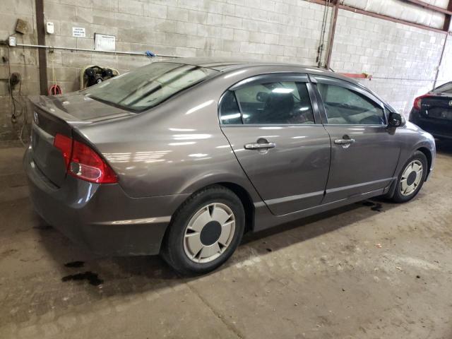 2HGFA16639H007429 - 2009 HONDA CIVIC LX-S GRAY photo 3