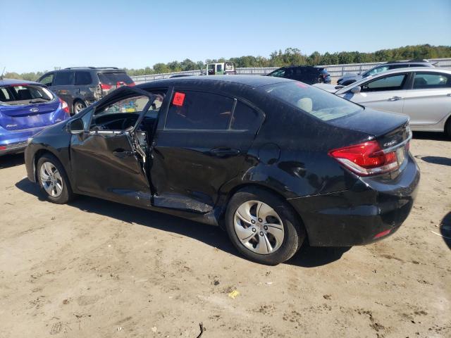 19XFB2F59DE215943 - 2013 HONDA CIVIC LX BLACK photo 2