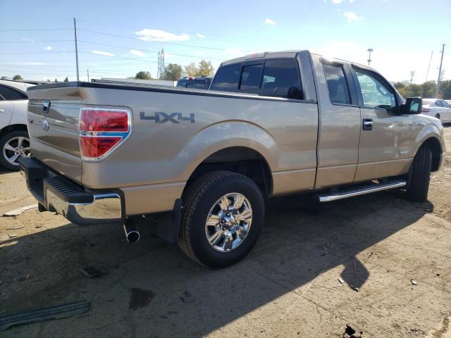 1FTFX1ET3CFA56286 - 2012 FORD F150 SUPER CAB BEIGE photo 3