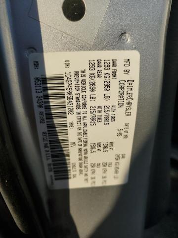 1C4GP45R05B431202 - 2005 CHRYSLER TOWN & COU ვერცხლისფერი ფოტო 13