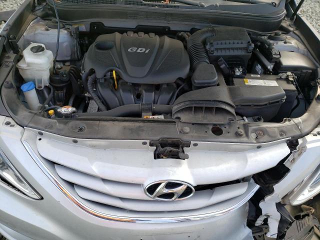 5NPEB4AC5DH662648 - 2013 HYUNDAI SONATA GLS SILVER photo 11