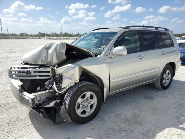 JTEGD21A170167625 - 2007 TOYOTA HIGHLANDER SILVER photo 1