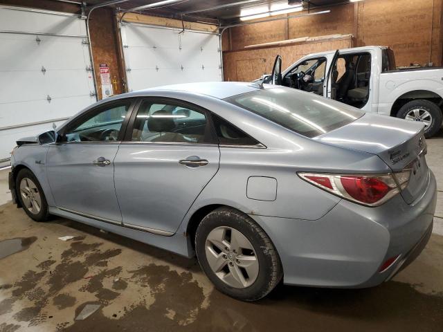 KMHEC4A48CA020660 - 2012 HYUNDAI SONATA HYBRID BLUE photo 2