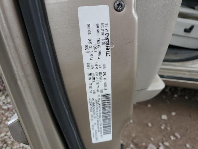 2A8HR54109R507324 - 2009 CHRYSLER TOWN & COU TOURING 金色 照片 13