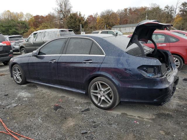 WDDHF8JB9FB138025 - 2015 MERCEDES-BENZ E 350 4MATIC BLUE photo 2