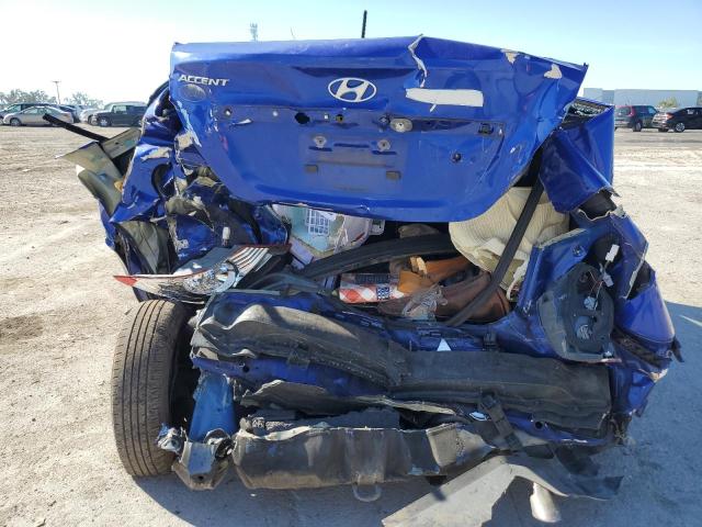 KMHCT4AE3EU726999 - 2014 HYUNDAI ACCENT GLS BLUE photo 6