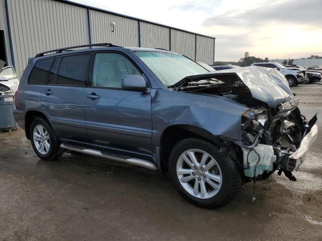 JTEEW21A060014332 - 2006 TOYOTA HIGHLANDER HYBRID BLUE photo 4