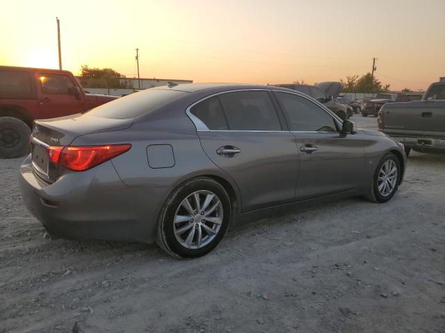 JN1BV7AP5EM676543 - 2014 INFINITI Q50 BASE GRAY photo 3