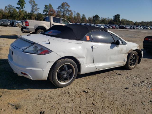 4A3AL25FX9E042743 - 2009 MITSUBISHI ECLIPSE SPYDER GS WHITE photo 3