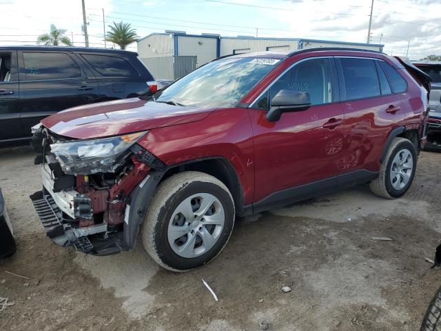 JTMH1RFVXMD066948 - 2021 TOYOTA RAV4 LE RED photo 1