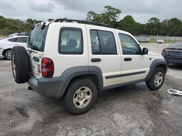 1J4GL48K16W134664 - 2006 JEEP LIBERTY SPORT WHITE photo 3