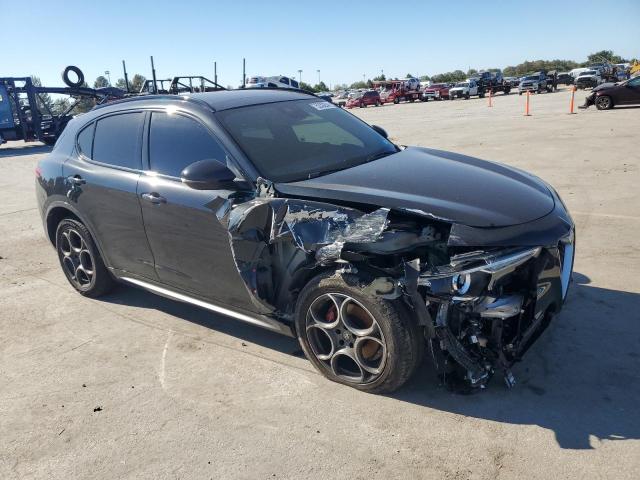 ZASPAKBN8N7D38624 - 2022 ALFA ROMEO STELVIO TI Սև լուսանկար 4