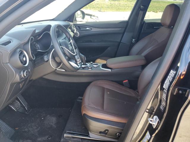 ZASPAKBN8N7D38624 - 2022 ALFA ROMEO STELVIO TI Սև լուսանկար 7