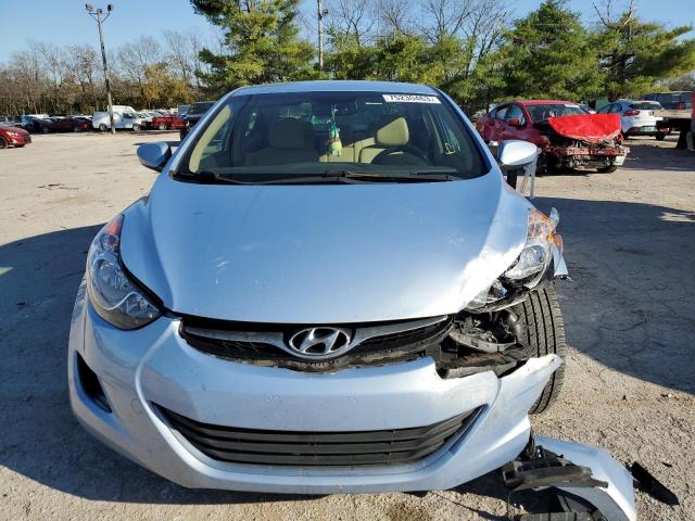 KMHDH4AE0CU420345 - 2012 HYUNDAI ELANTRA GLS BLUE photo 5