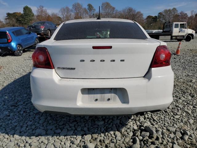 1C3CDZAB4EN234419 - 2014 DODGE AVENGER SE WHITE photo 6