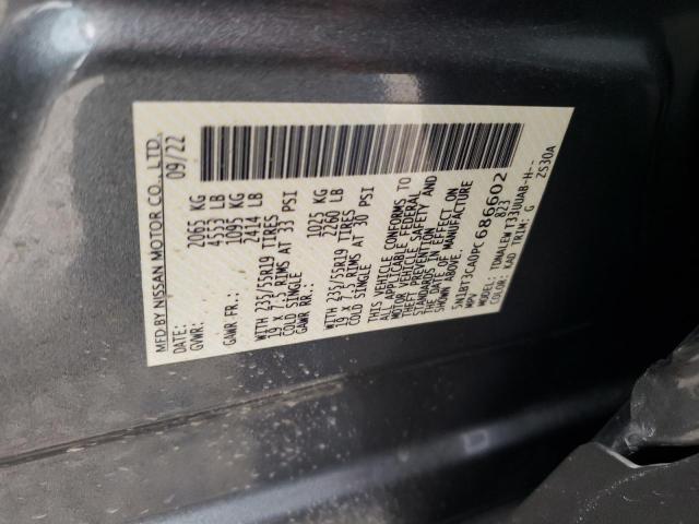 5N1BT3CA0PC686602 - 2023 NISSAN ROGUE SL GRAY photo 14