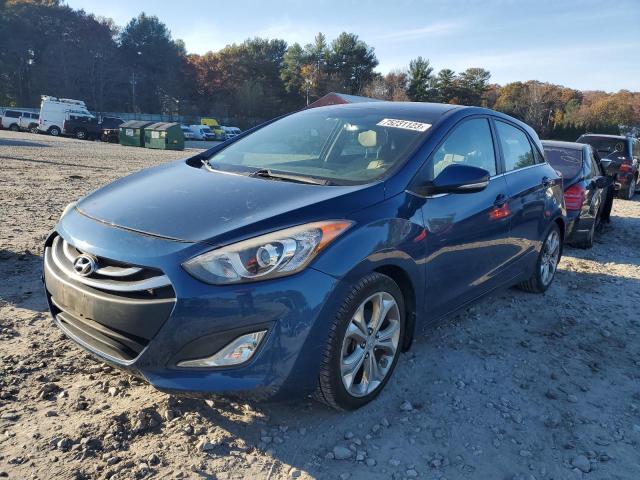 KMHD35LH5EU161222 - 2014 HYUNDAI ELANTRA GT BLUE photo 1