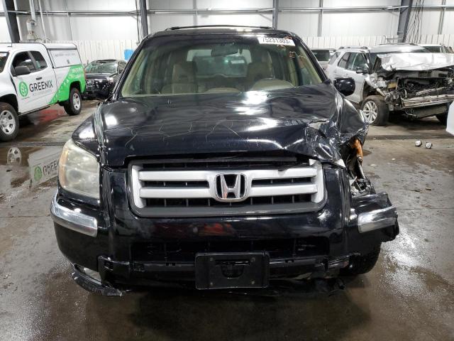 2HKYF18726H548814 - 2006 HONDA PILOT EX BLACK photo 5