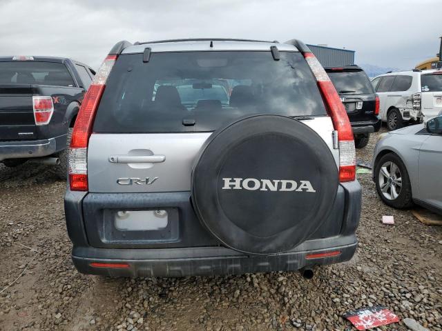 JHLRD78896C062909 - 2006 HONDA CR-V EX GRAY photo 6