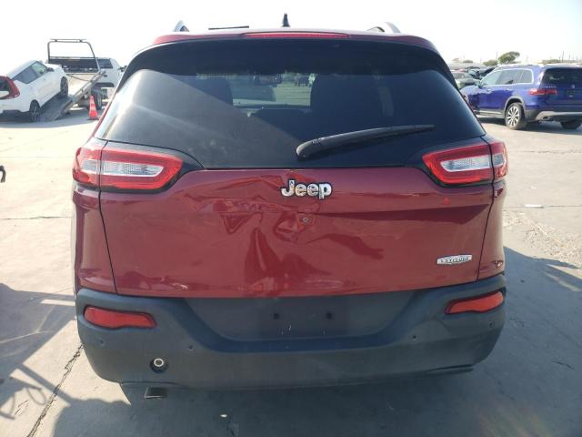 1C4PJLCB2HW559701 - 2017 JEEP CHEROKEE LATITUDE RED photo 6