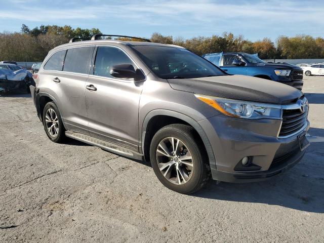 5TDKKRFHXGS500775 - 2016 TOYOTA HIGHLANDER XLE GRAY photo 4