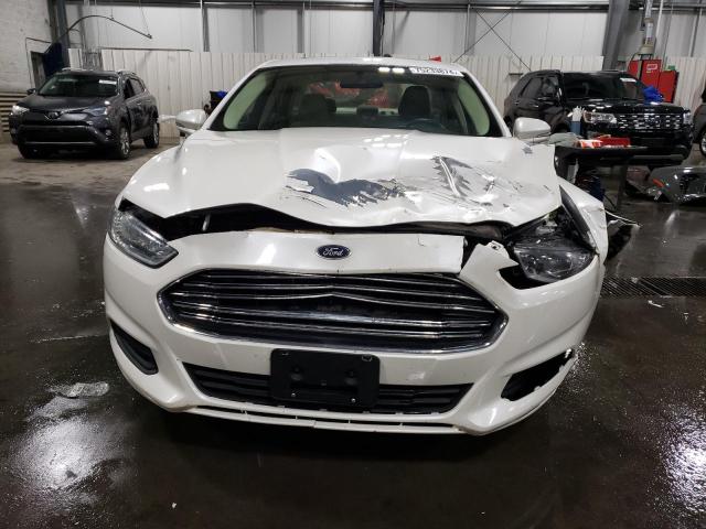 3FA6P0HR2DR152012 - 2013 FORD FUSION SE WHITE photo 5