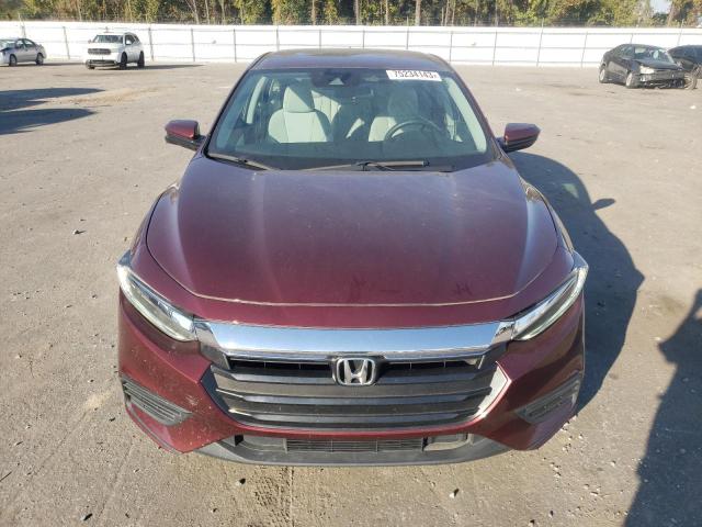 19XZE4F51KE032551 - 2019 HONDA INSIGHT EX BURGUNDY photo 5