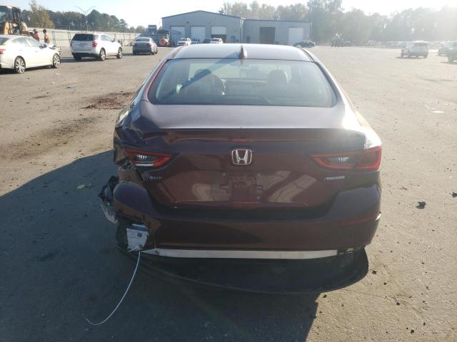 19XZE4F51KE032551 - 2019 HONDA INSIGHT EX BURGUNDY photo 6