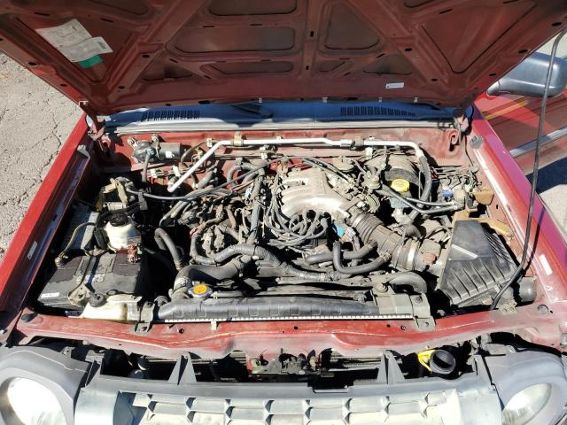 5N1ED28Y44C681229 - 2004 NISSAN XTERRA XE MAROON photo 12