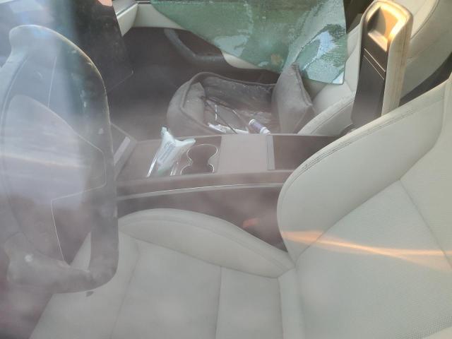 5YJSA1E53PF521709 - 2023 TESLA MODEL S RED photo 7