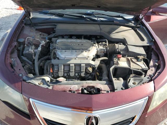 19UUA8F2XCA006510 - 2012 ACURA TL MAROON photo 11