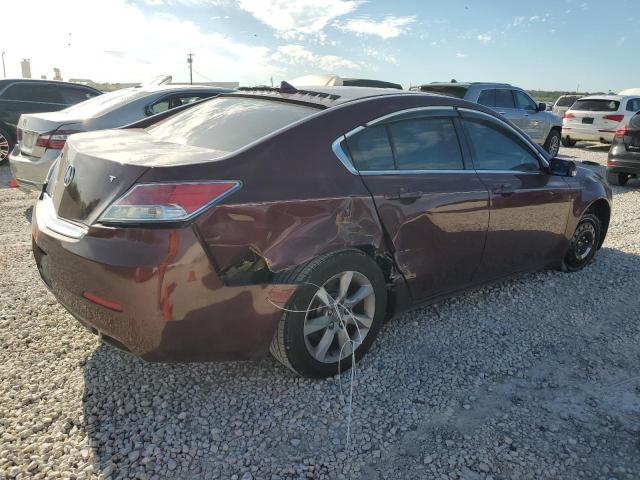 19UUA8F2XCA006510 - 2012 ACURA TL MAROON photo 3