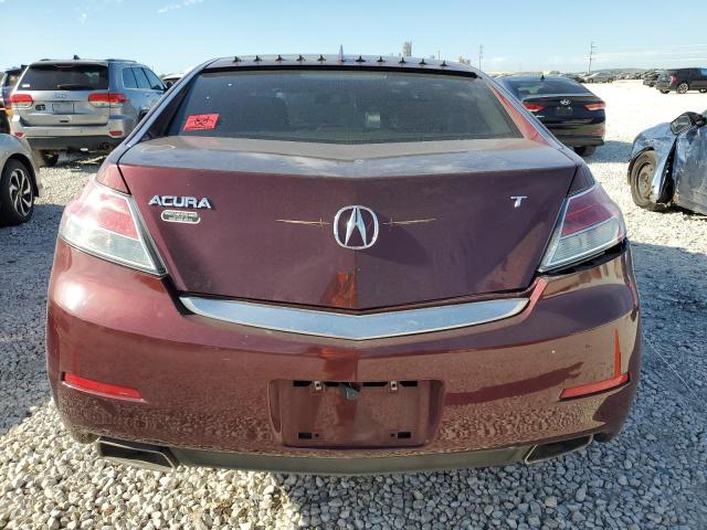 19UUA8F2XCA006510 - 2012 ACURA TL MAROON photo 6