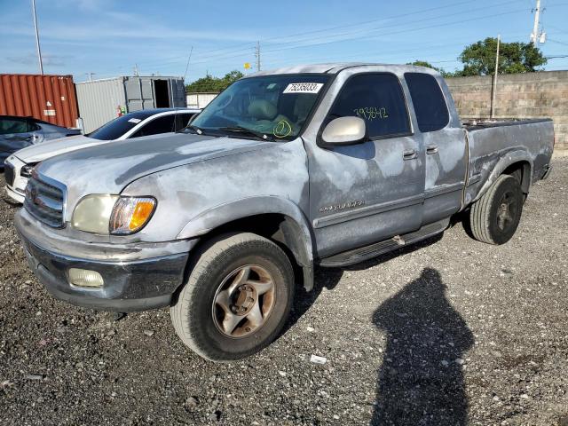 5TBRT3819YS067078 - 2000 TOYOTA TUNDRA ACCESS CAB LIMITED BEIGE photo 1