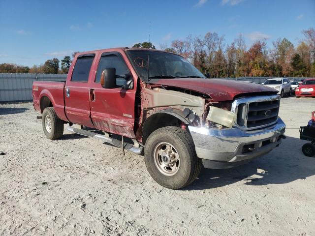 1FTSW31P53EC73494 - 2003 FORD F350 SRW SUPER DUTY BURGUNDY photo 4