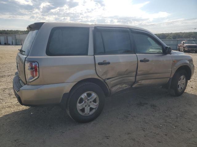 5FNYF28116B040592 - 2006 HONDA PILOT LX TAN photo 3