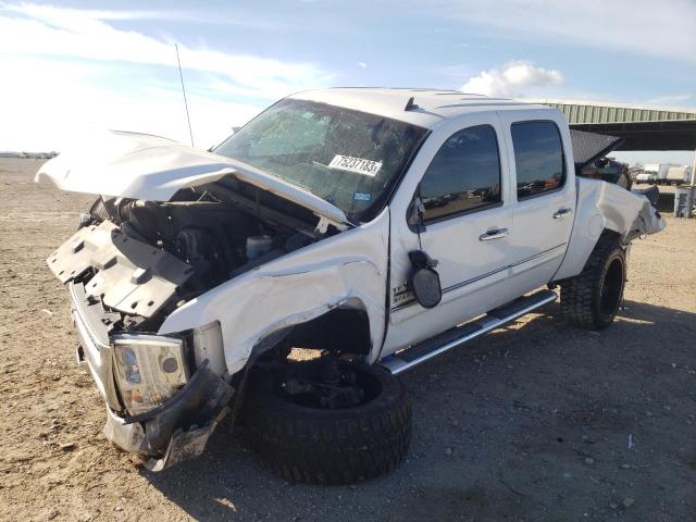 3GCPKSE39BG150128 - 2011 CHEVROLET SILVERADO K1500 LT WHITE photo 1