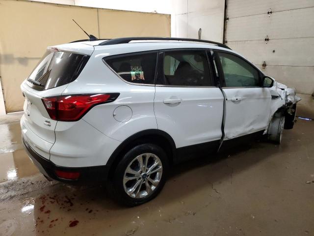 1FMCU9HD8KUA55851 - 2019 FORD ESCAPE SEL WHITE photo 3