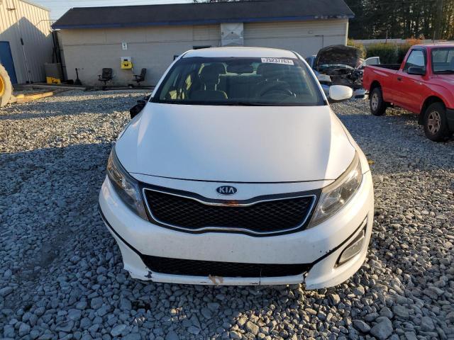 5XXGN4A74FG452821 - 2015 KIA OPTIMA EX WHITE photo 5