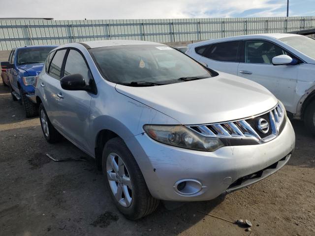 JN8AZ18U69W014622 - 2009 NISSAN MURANO S SILVER photo 4