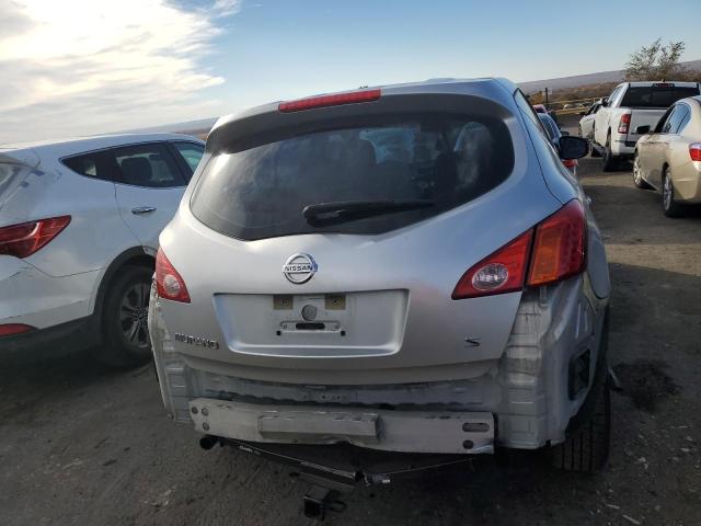 JN8AZ18U69W014622 - 2009 NISSAN MURANO S SILVER photo 6