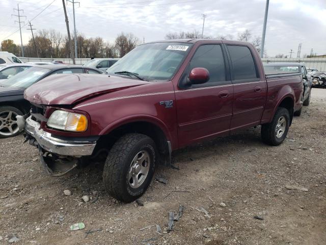 1FTRW08633KA20962 - 2003 FORD F150 SUPERCREW MAROON photo 1