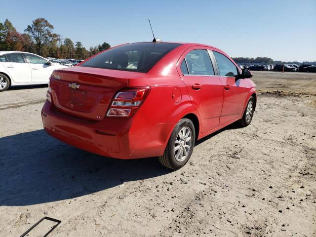 1G1JD5SG9H4131246 - 2017 CHEVROLET SONIC LT RED photo 3