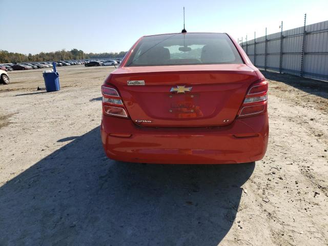 1G1JD5SG9H4131246 - 2017 CHEVROLET SONIC LT RED photo 6