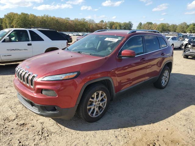 1C4PJLCB9EW154625 - 2014 JEEP CHEROKEE LATITUDE MAROON photo 1