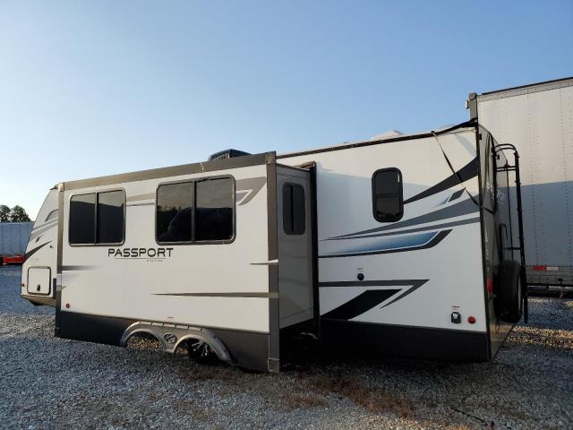 4YDT26827MK414660 - 2021 KEYSTONE PASSPORT WHITE photo 3