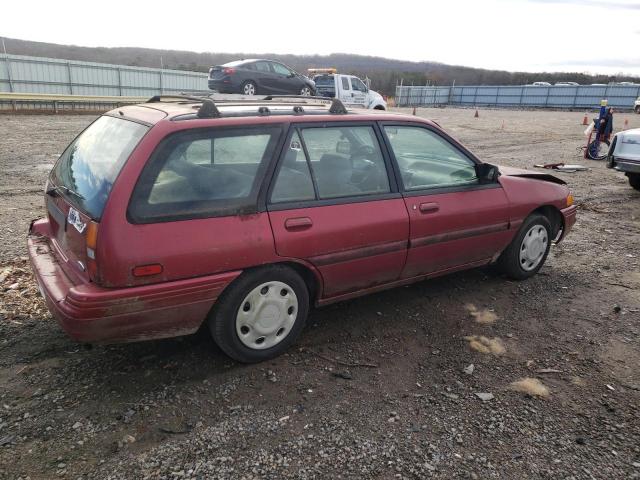 1FARP15J7RW120694 - 1994 FORD ESCORT LX RED photo 3