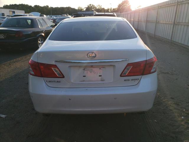 JTHBJ46G682216533 - 2008 LEXUS ES 350 WHITE photo 6